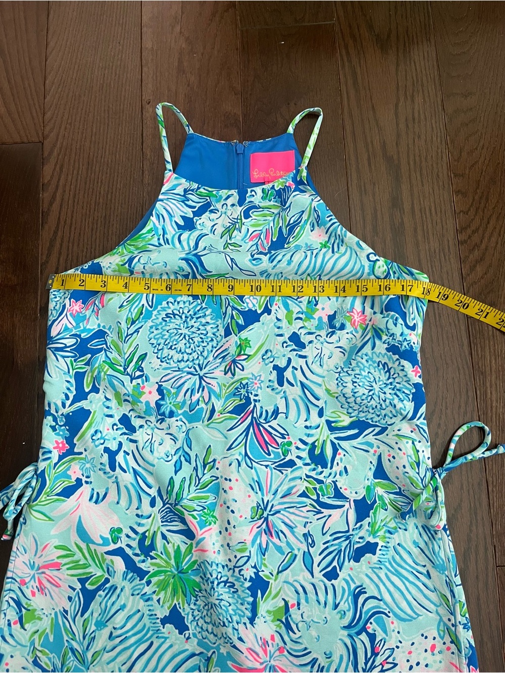 Lilly Pulitzer Side Tie Halter Romper - Picture 4 of 6